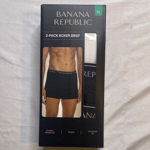 Banana Republic Black Boxer Briefs XL 3-Pack
